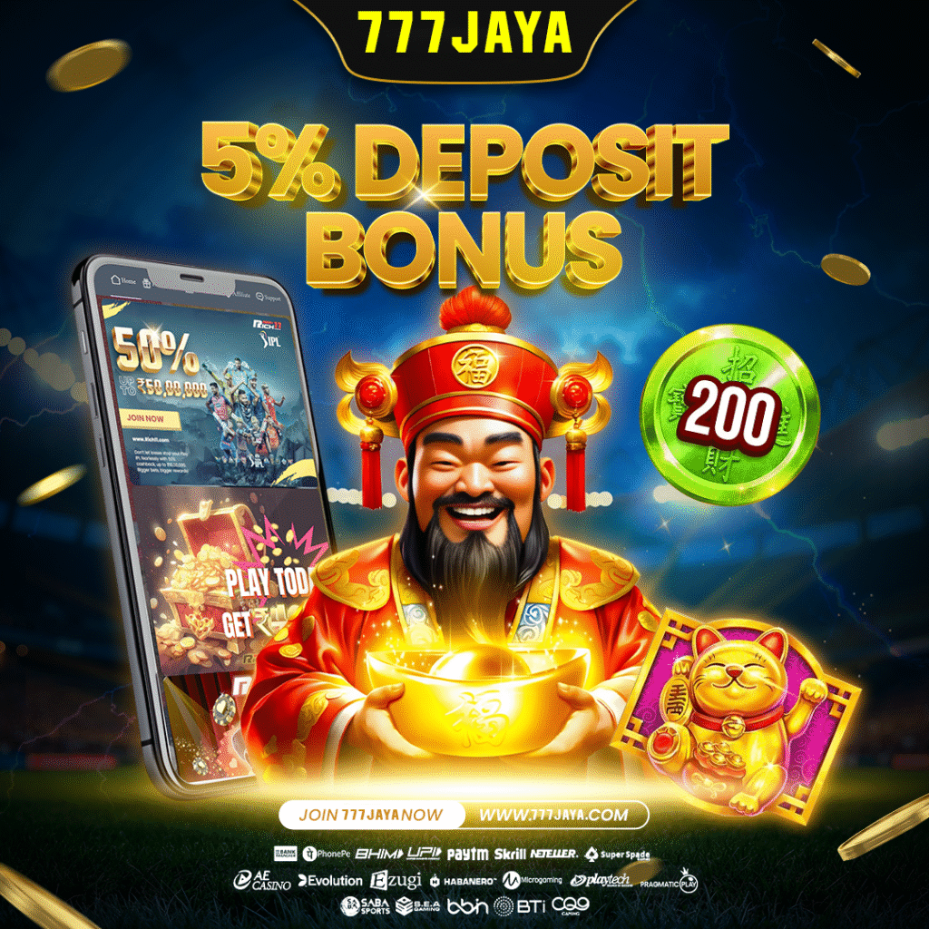 777 Jaya registration bonus