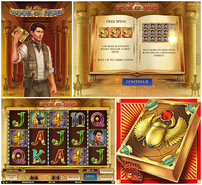 Best slots game book of dead